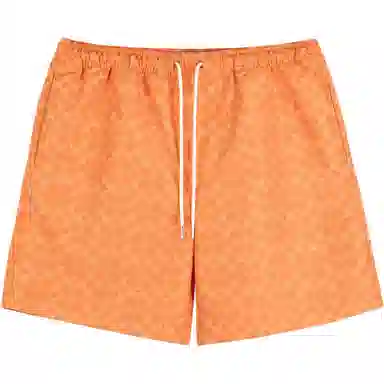 COACH SS25 Classic Logo Swim Shorts Orange