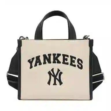 MLB Yankees Tote Bag Black/White