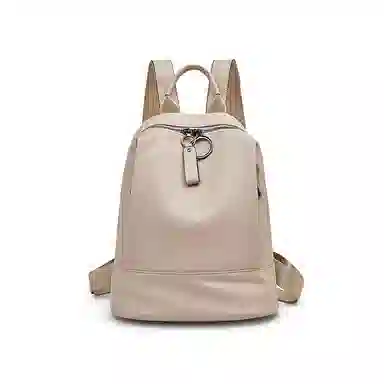 老人头 时尚简约通勤高级质感 头层牛皮 双肩包 常规 女款 多色