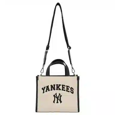 MLB Yankees Tote Bag Black/White