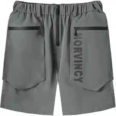 NORVINCY Printed Logo Cargo Shorts