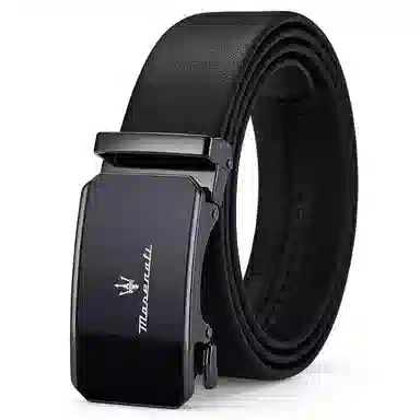 Maserati Belt Set Gunmetal Double Buckle