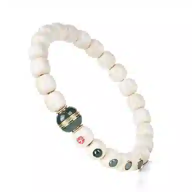 钰澜文玩 新中式国潮汉堡珠搭配款盘玩佛珠转运珠#好运 猛犸 手串 男女同款情侣款