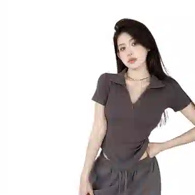 JUFU Polo Short Sleeve Top