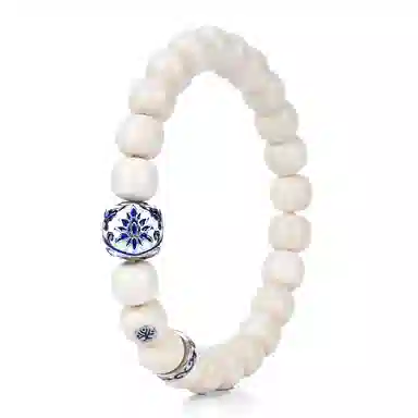 钰澜文玩 【青韵】新中式国潮 隔珠搭配款盘玩佛珠转运珠#好运 猛犸 手串 男女同款情侣款