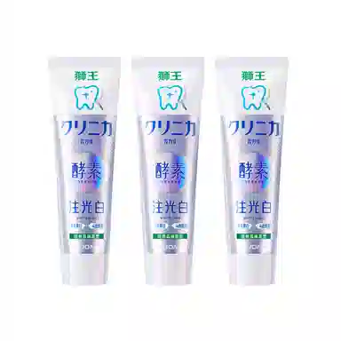 狮王 齿力佳水光酵素注光白牙膏成人去黄含氟 清新口气去牙渍美白去烟渍