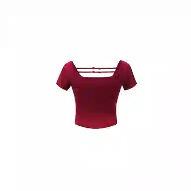 YGPRW U-Neck Bow Print Tee