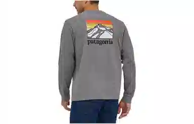 patagonia Line Logo Ridge Long-Sleeve Responsibili-Tee LogoT