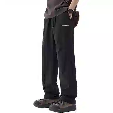 童先森 夏季薄款冰丝凉感宽松直筒户外伞兵休闲裤 男款