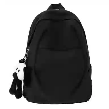 揽月 纯色轻便大容量通勤 尼龙 双肩包 男女同款情侣款 多色