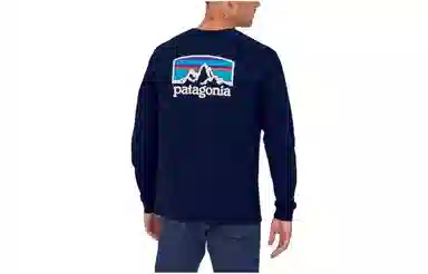 patagonia Men's Long-Sleeved Fitz Roy Horizons Responsibili-Tee LogoT