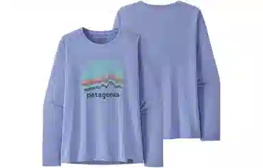 patagonia Women's Long-Sleeved Capilene Cool Daily Graphic Shirt C1logo T