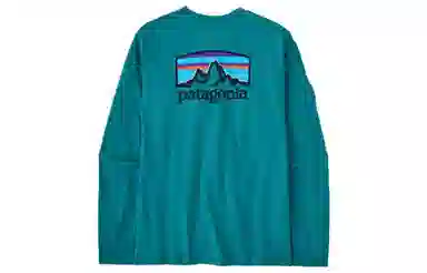 patagonia Men's Long-Sleeved Fitz Roy Horizons Responsibili-Tee LogoT