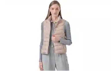 坦博尔 拉链短款立领马甲 女款