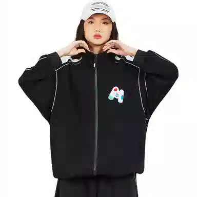 木果果木 立领开衫宽松女截短外套 女款