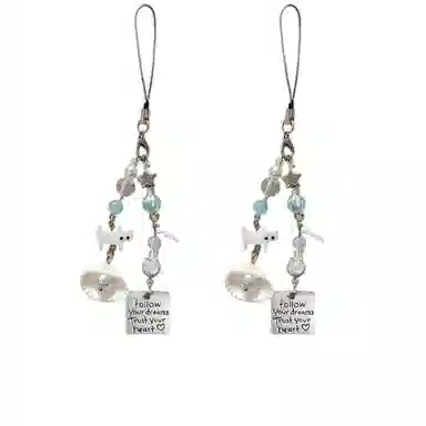 饰伴 小猫星河 精致高级感 日常百搭 合金 挂件 男女同款情侣款