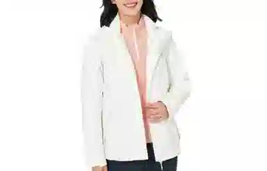 探路者 纯色连帽拉链二合一冲锋衣 女款