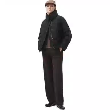 坦博尔 鹅绒无缝直充简约立领羽绒服 女款