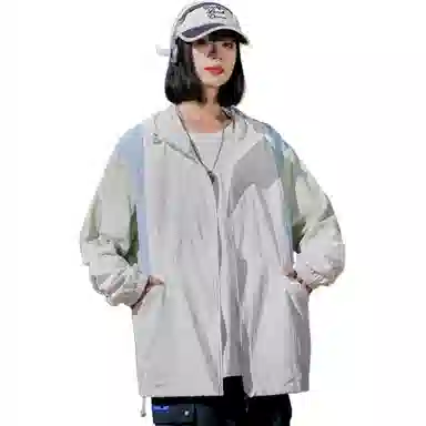 黑恐龙 户外运动出行百搭宽松简约舒适柔软透气防晒服 男女同款