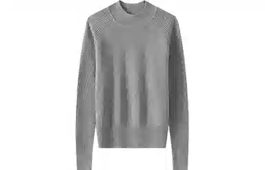 恒源祥 坑条半高领打底毛衣 女款