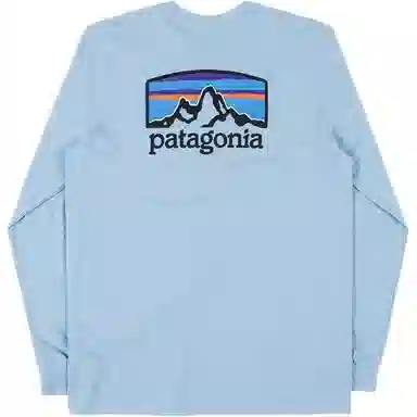 patagonia Men's Long-Sleeved Fitz Roy Horizons Responsibili-Tee LogoT
