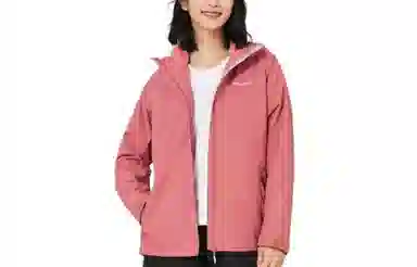 探路者 纯色连帽拉链二合一冲锋衣 女款