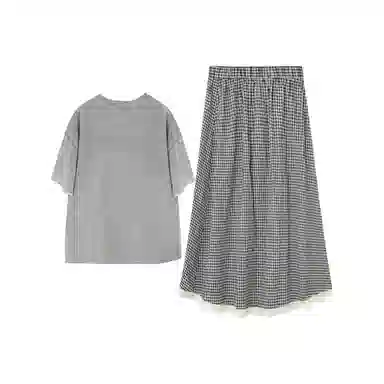 木清清 圆领百搭宽松显瘦休闲套装 女款