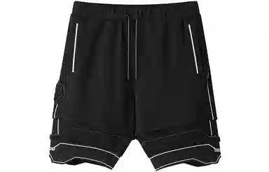 NORVINCY Geometric Layered Shorts