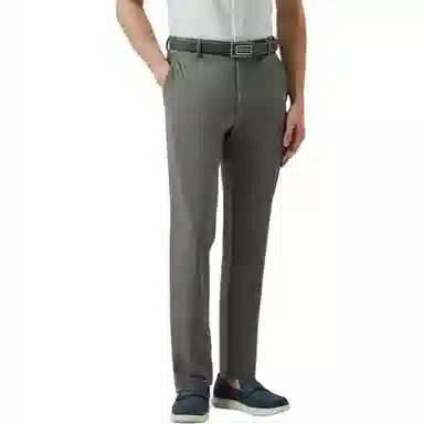 迪柯尼 中腰纯色简约舒适休闲裤 男款