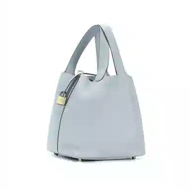 HERMES Picotin Lock 18 Clemence Gris Pantin