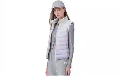 坦博尔 拉链短款立领马甲 女款