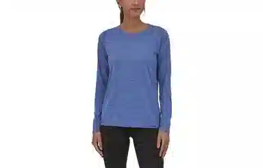 patagonia Women's Long-Sleeved Capilene Cool Daily Graphic Shirt C1logo T