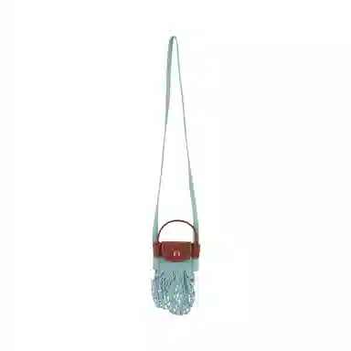 LONGCHAMP Le Pliage Filet 17 Lagoon Blue