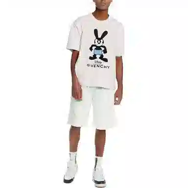 Givenchy Cartoon Logo T-Shirt White