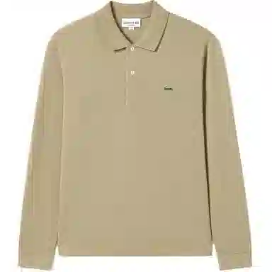 Lacoste Logo Patch Long Sleeve Polo