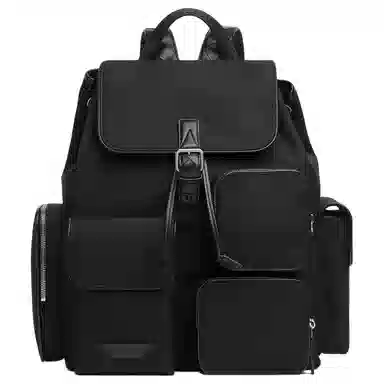 Bottega Veneta Crossroad Backpack Black