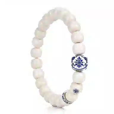 钰澜文玩 【青韵】新中式国潮 隔珠搭配款盘玩佛珠转运珠#好运 猛犸 手串 男女同款情侣款