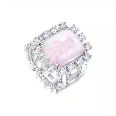 YVMIN Crystal Bear Ring