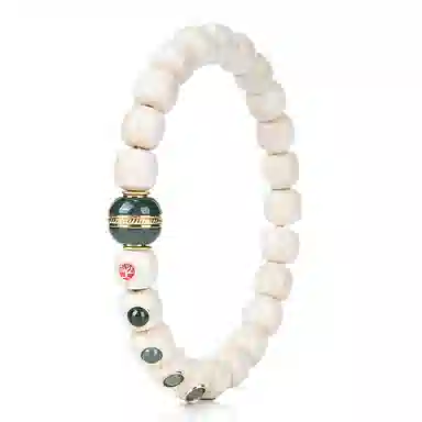 钰澜文玩 新中式国潮汉堡珠搭配款盘玩佛珠转运珠#好运 猛犸 手串 男女同款情侣款