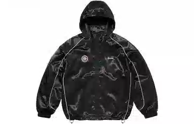 Supreme Satin Hooded Track Jacket