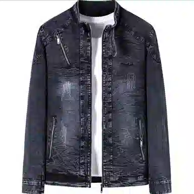 大白鲨 韩版潮流帅气牛仔外套 男款