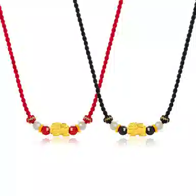 【原创首发】 老凤祥 赚钱貔貅 新中式招财进宝日进斗金可旋转可调节 精致时尚高级感精美礼盒 足银 项链 男女同款情侣款