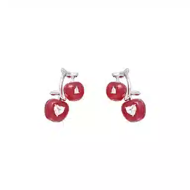 SUMIYAKI Cherry Drop Earrings 925 Silver
