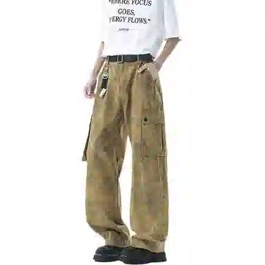 么宁 休闲百搭时尚牛仔裤 男女同款