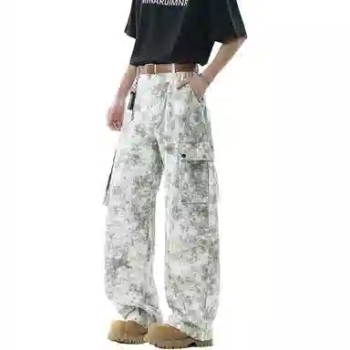 么宁 休闲百搭时尚牛仔裤 男女同款