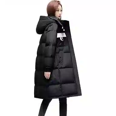 鸭鸭 中长款加厚时尚保暖舒适羽绒服 女款