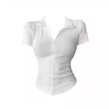 JUFU Polo Short Sleeve Top