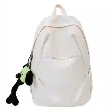 揽月 纯色轻便大容量通勤 尼龙 双肩包 男女同款情侣款 多色