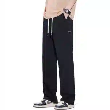 童先森 美式潮牌纯棉宽松直筒阔腿工装长裤子休闲裤 男款
