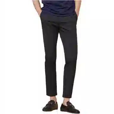 才子 百搭修身中腰长款休闲裤 男款